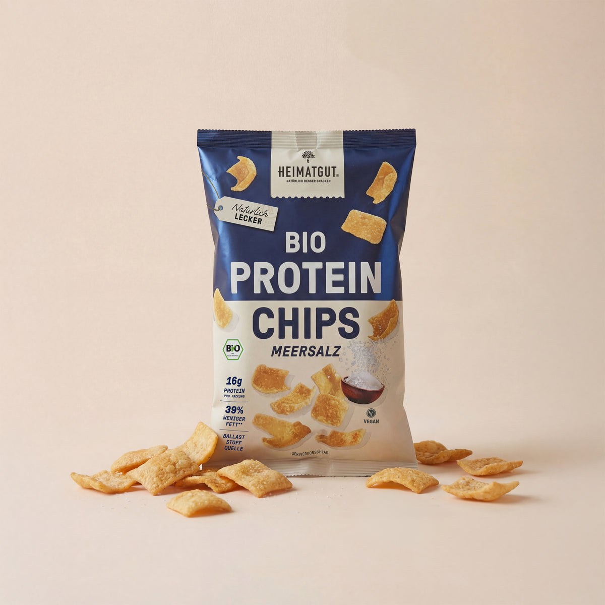 Heimatgut Bio-Protein-Chips Meersalz, echtes Produktfoto
