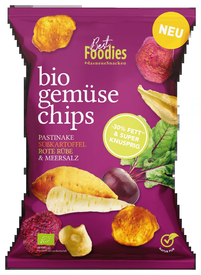 Best Foodies Bio Gemüsechips, Herstellerabbildung