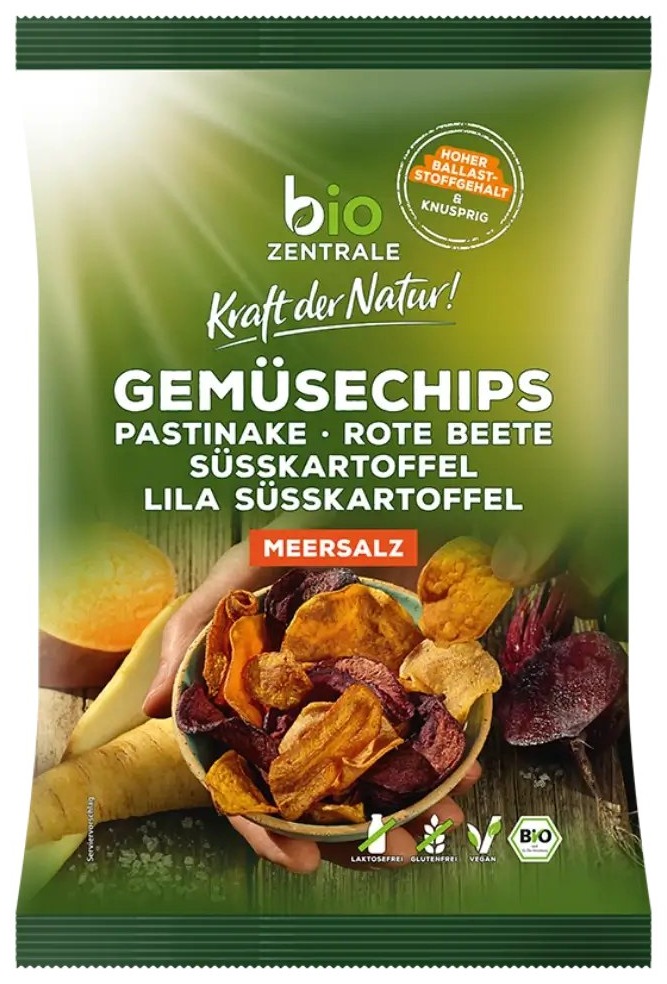bio zentrale Gemüsechips Meersalz, Herstellerabbildung