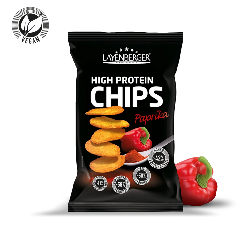 Layenberger High Protein Chips Paprika, Herstellerabbildung