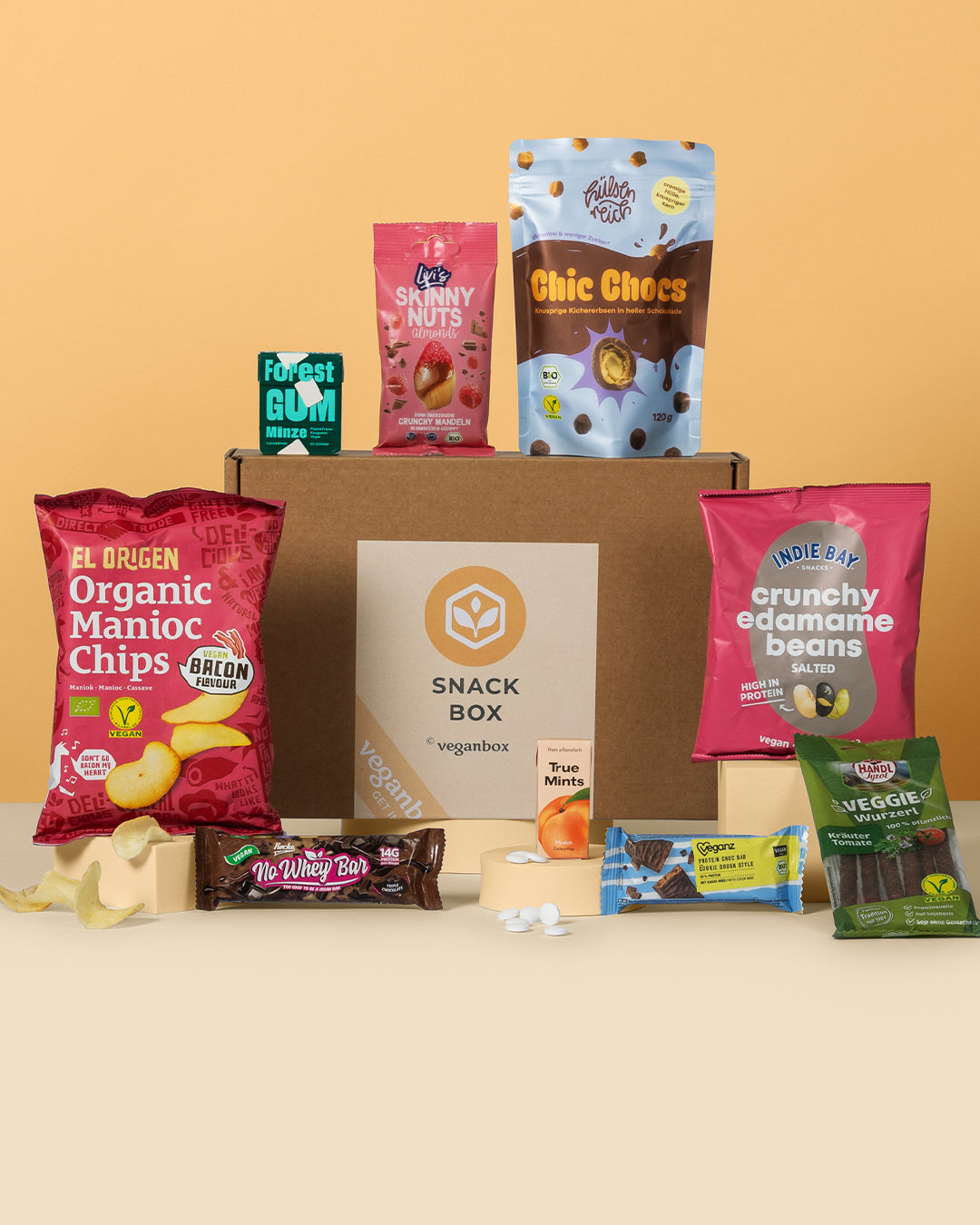 Vegan Box, Snackbox, echtes Produktfoto von vegan-box.de